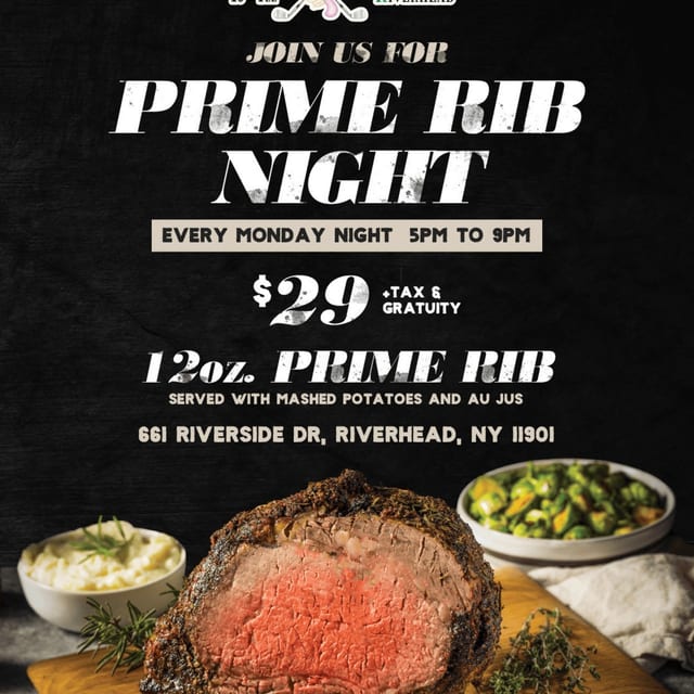 Prime Rib Night at VIP on the 19th Tee